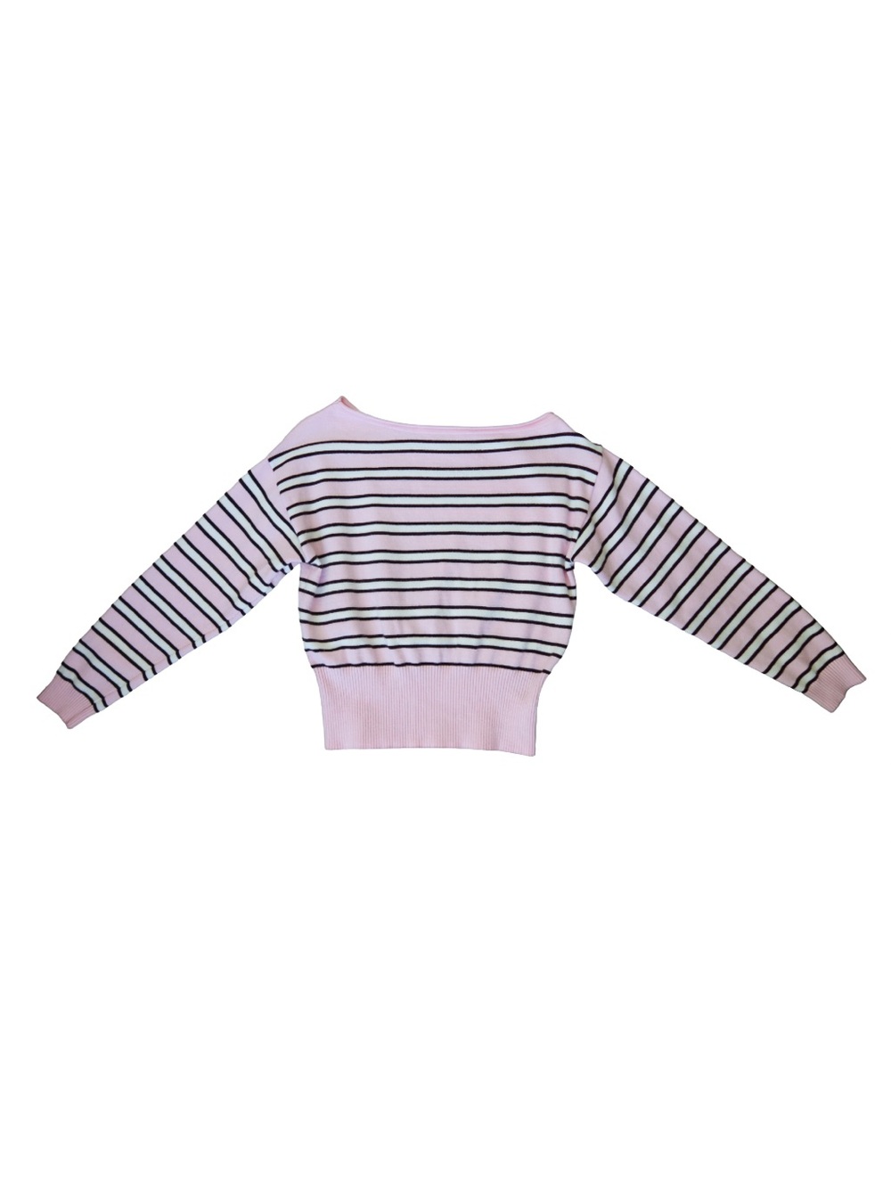 Forever 21 Pink Striped Sweater